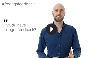 Spørg inden du giver feedback